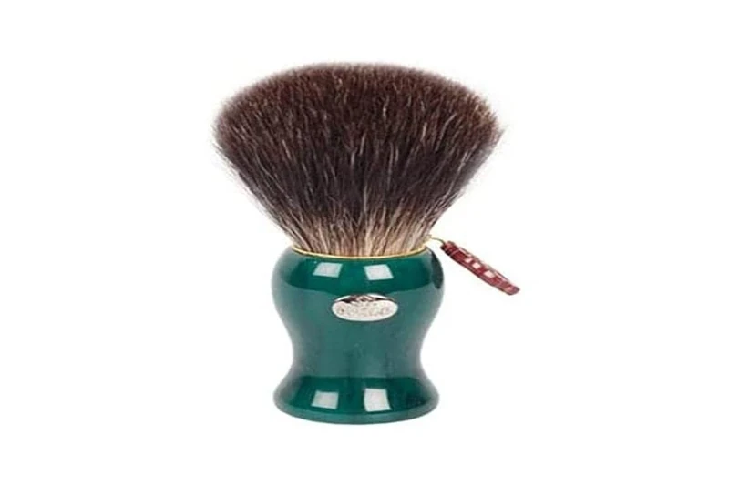 Omega 6218 Black Badger Shaving Brush, one Size, Estándar