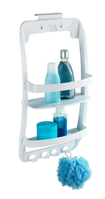 WENKO 8409100 Universal bathroom rack, Polypropylene, 26 x 54.5 x 11.5 cm, White