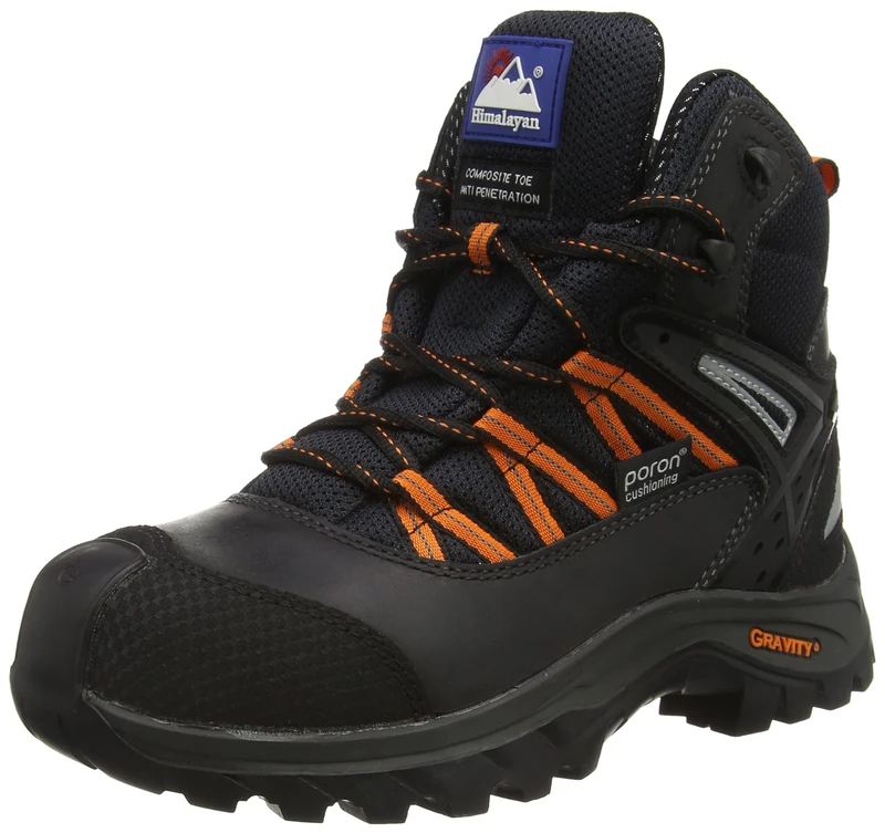 Himalayan Gravity Waterproof, Unisex Adults SRC Safety Boots, Black (Black), 8 UK (42 EU)