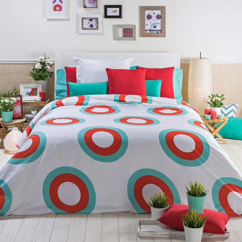 San Carlos Diana Game Duvet Cover, Blue para cama de 135 blue