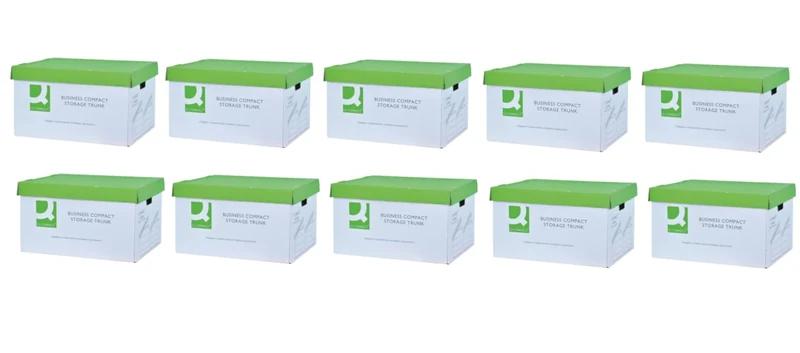 Q-Connect Business Storage Trunk Box W380xD455xH255mm (Pack of 10) KF75001
