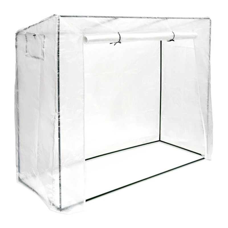 Relaxdays XL Tomato Greenhouse with Slanted Roof 160 x 200 x 82 cm Tomato House to Grow Cultivate Tomatoes Green House as Cold Frame and Tomato Tent w UV Protection, Green