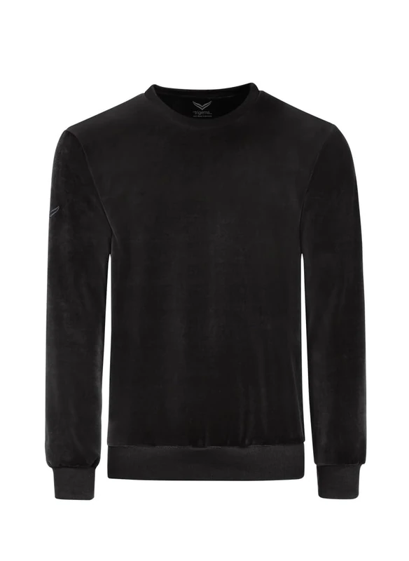 Trigema Men's 654501 Sweater, Black (Black 008), XXXL