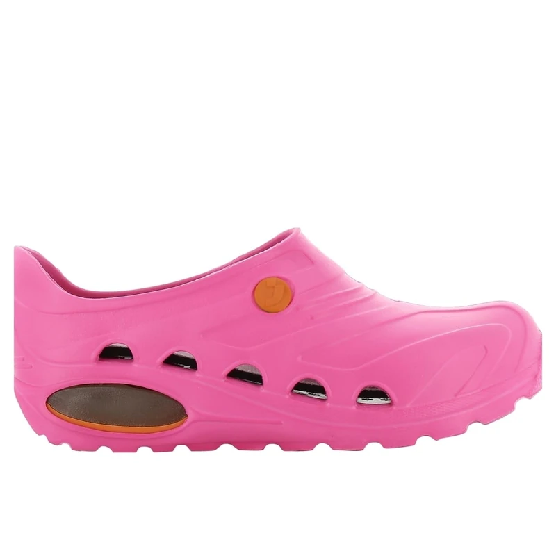 Safety Jogger Lightweight Clog Women - Slip On Clog for Men, Anti-Slip, Anti-Bacterial, Anti-Static and Anti-Fungal, Pink, UK 4/5 EU 37/38 - Image 1