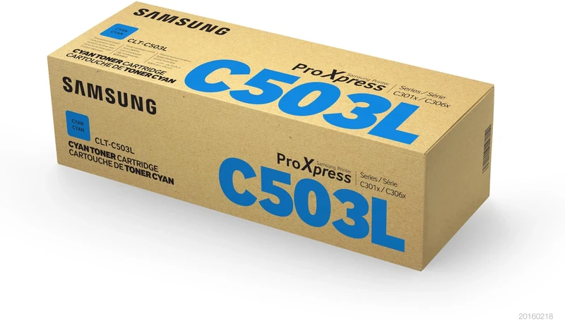 Samsung SU014A CLT-C503L High Yield Toner Cartridge, Cyan, Pack of 1