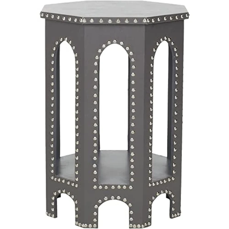 SAFAVIEH Glam Wooden , in Grey, 40 X 40 X 55.88