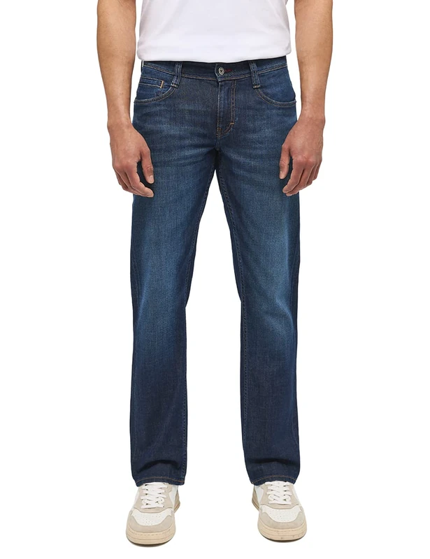 MUSTANG Men's Oregon Straight Jeans, Azul (Dark Rinse Used 593), 34 W/34 L