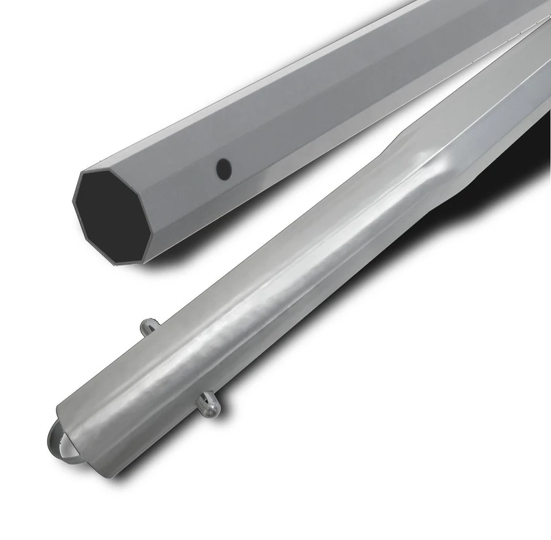 'Marshalltown SWOCTO72 1-3/4 "(44 mm) Octagon Drop Handle 72 (1829 mm), Clear - Image 1