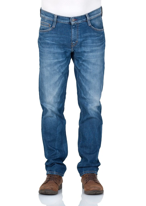 MUSTANG Men's Oregon Tapered Fit Jeans, Light Scratched Used, 29W / 30L