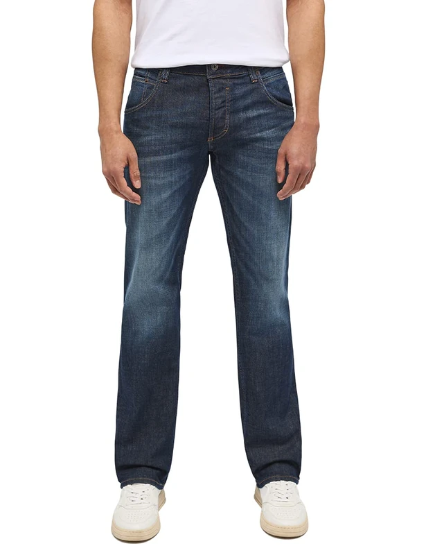 MUSTANG Men's Michigan Straight Jeans, Azul (Light Scratched Used 583), 33W x 30L