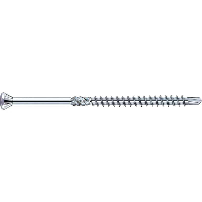 Hobotec 900782 Wood Drilling Screw 3.2X 25 Torx 10 Hardened Stainless Steel with Decorative Head Silver 3.2 x 25