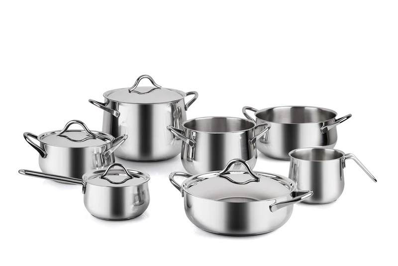 Barazzoni Sapore Italian Battery Batteria 11 pezzi Silver