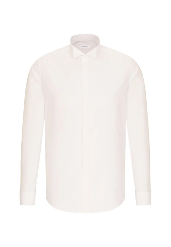 Seidensticker business shirt - slim fit - non-iron - George collar - long sleeves - turn-up cuffs - 100% cotton