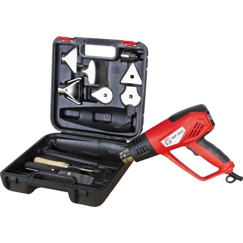Holzmann Maschinen HLP2000_230V Hot Air Gun + Accessories, Case 2000 W