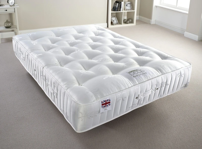 Somnior 3000 Optimum Pocket Sprung Mattress for Independent Supported Sleep, White, 190 x 135 x 28 cm