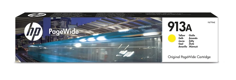 HP F6T79AE 913A Original PageWide Cartridge, Yellow, Single Pack