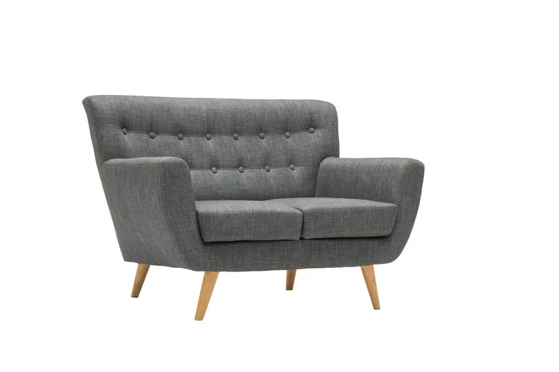 Birlea Loft 2-Seater Sofa - Fabric, Grey
