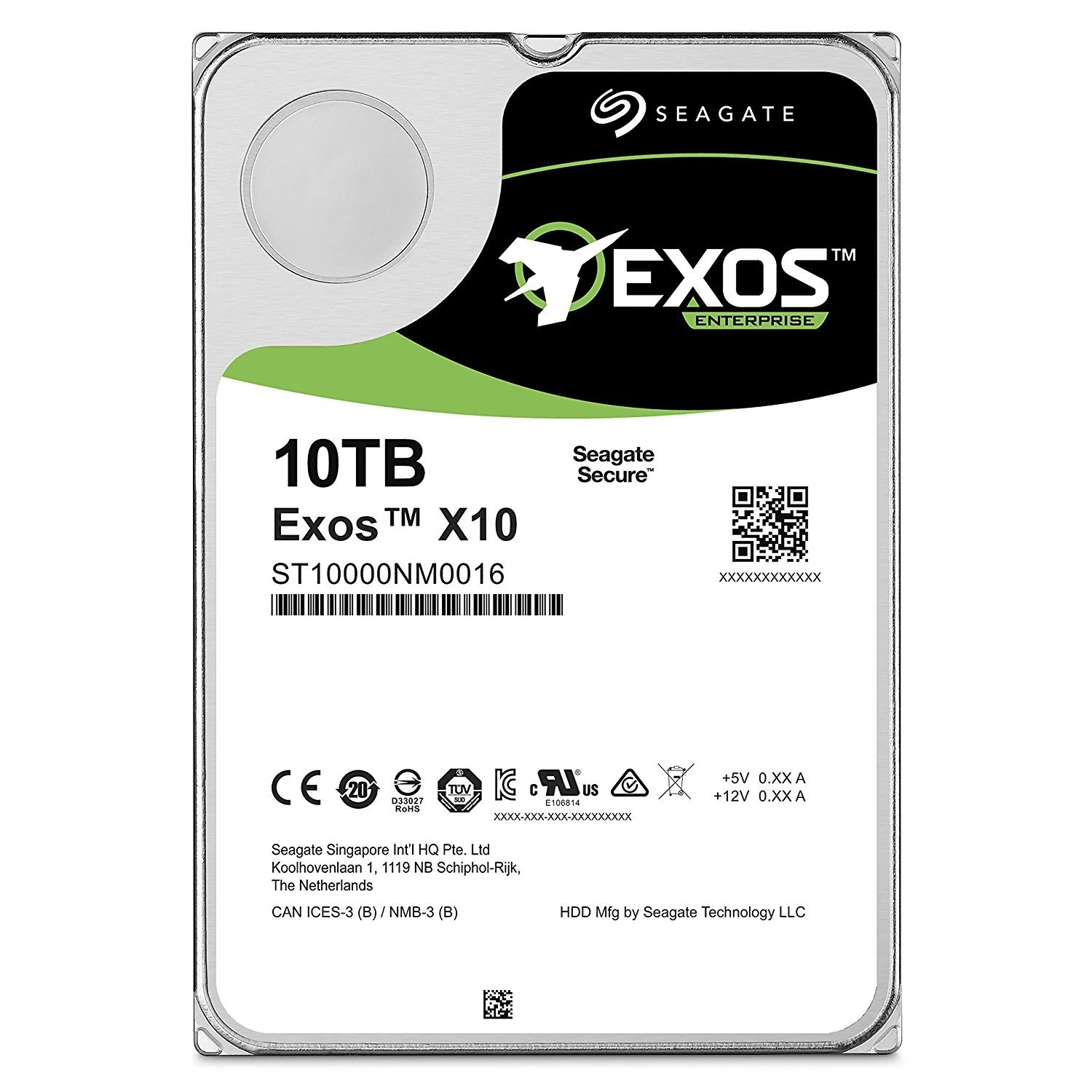 Seagate EXOS 10TB 3.5" SATA Enterprise HDD/Hard Drive 7200rpm