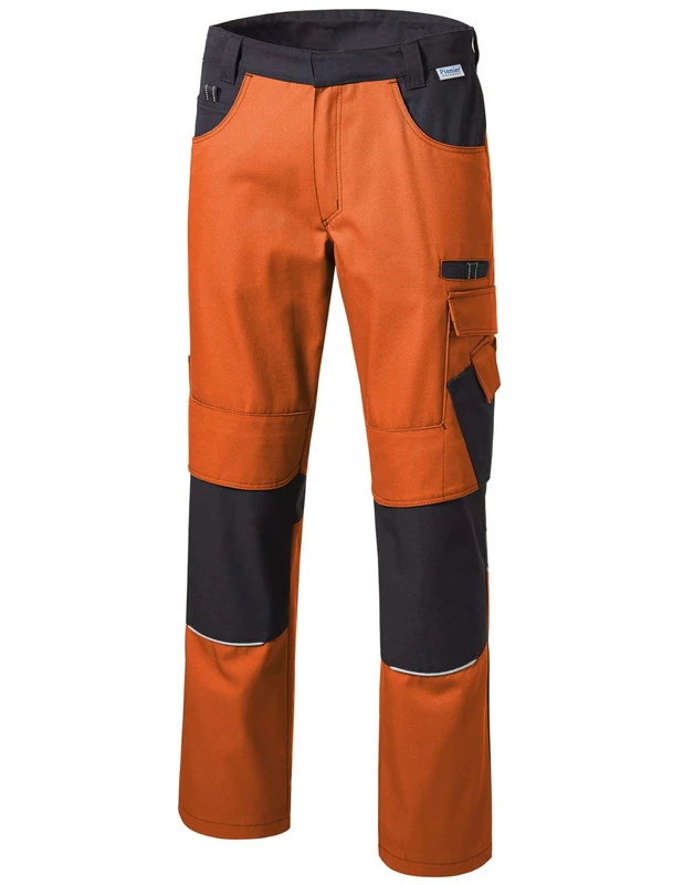 Pionier 9370-62 "Resist 1" Work Trousers, Indian Red/Black, Size 62 - Image 1
