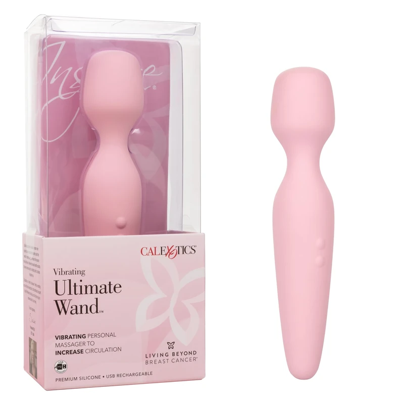 California Exotic Novelties Inspire 8.46-Inch Pink Vibrating Ultimate Wand Massager