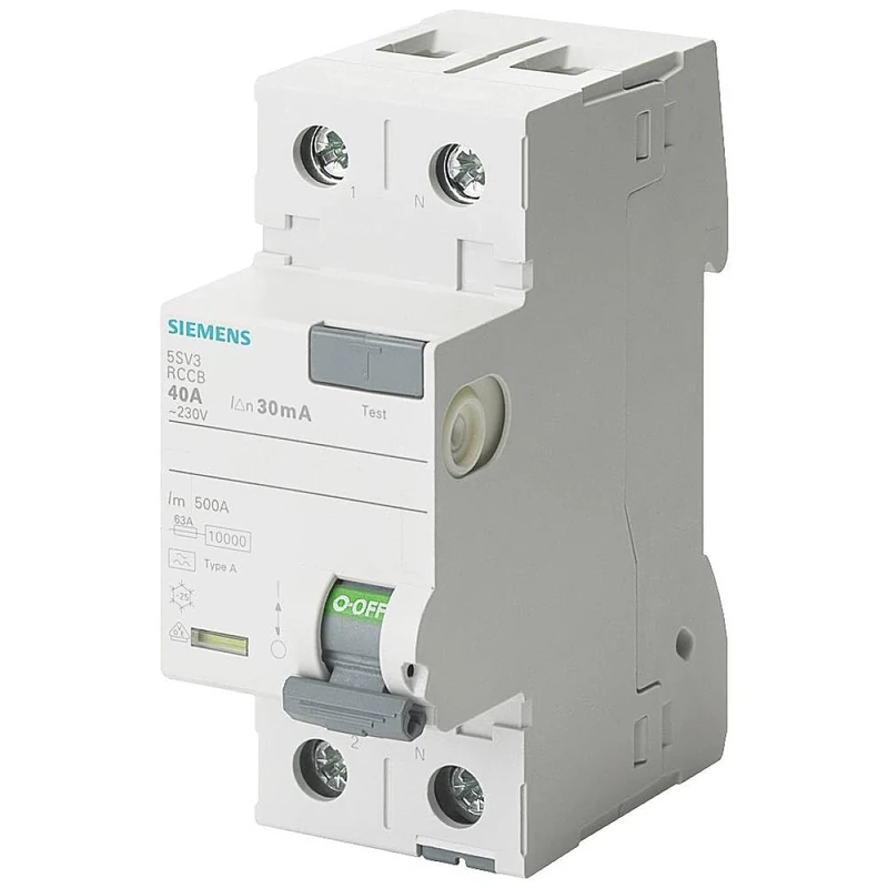 Siemens 5SV33123 FI-Schutzschalter 25A 0.03A 230V
