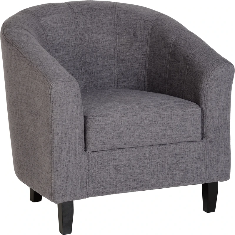 Seconique Tempo Tub Chair in Grey Fabric