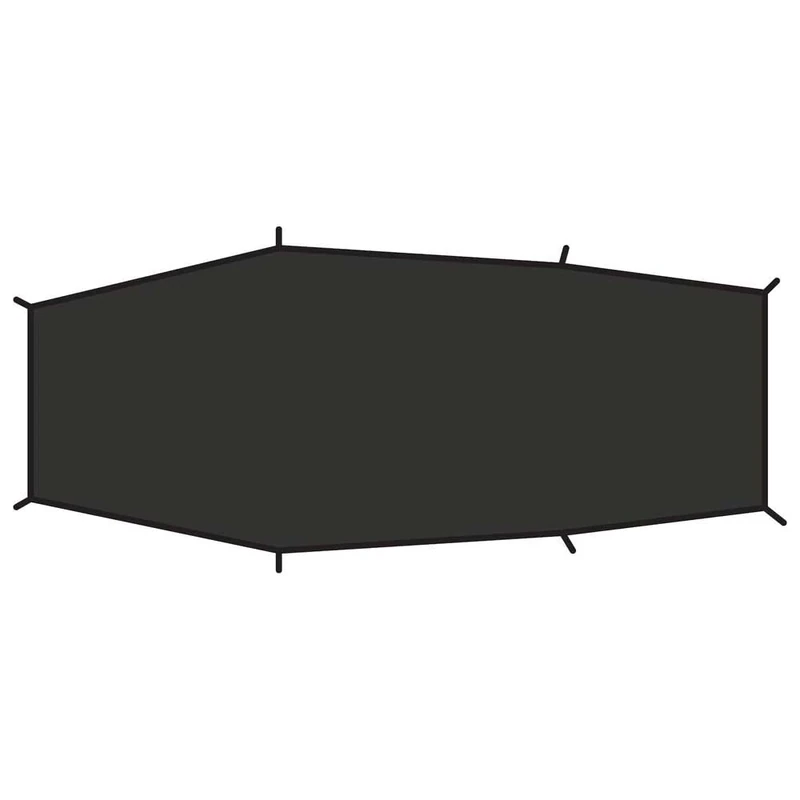 Fjällräven Lite 2 Footprint Tent Floor, Black, One Size