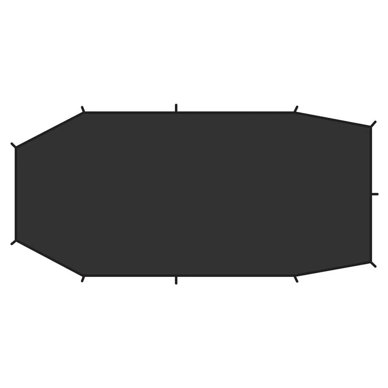 Fjallraven 54730 Endurance 3 Footprint Accessories for tents unisex-adult Black One Size
