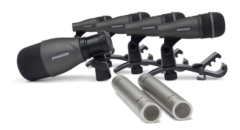 Samson Technologies DK707 7 Piece Drum Microphone Kit W/Case