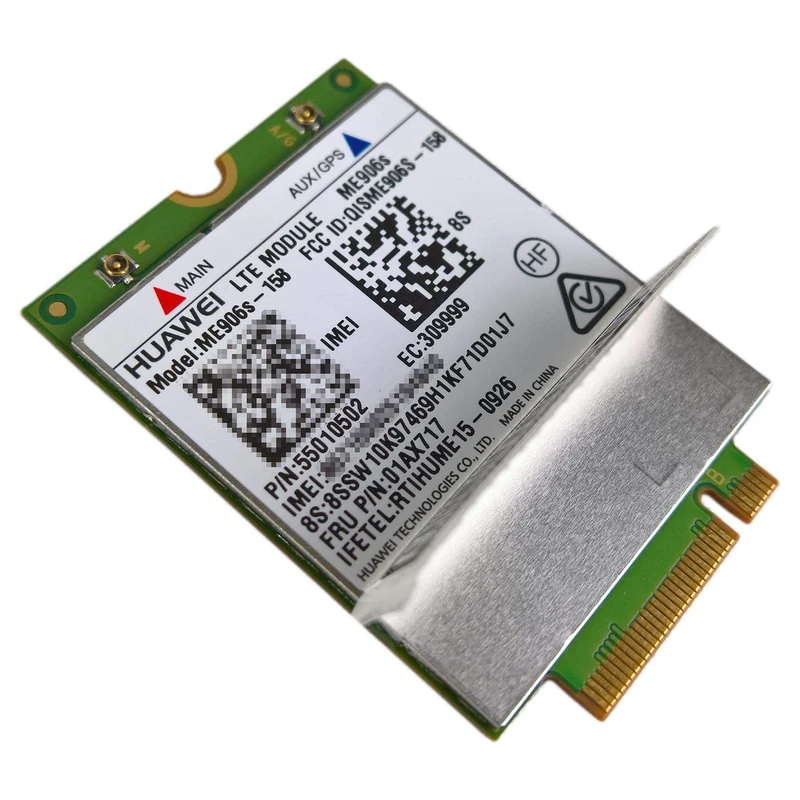 Lenovo 4XC0L09013 ThinkPad ME906S Wireless Cellular Modem for ThinkPad L460, P50s and T460, 4G LTE - Image 1