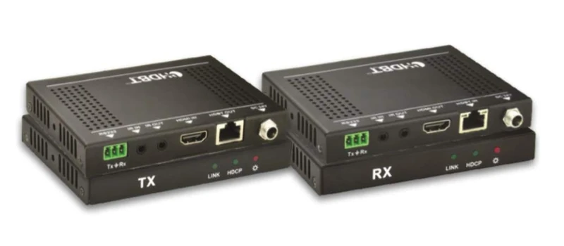 VivoLink HDBT extender set, 4K HDCP 2.2, 70m, HDMI, IR &, TPUH411 (HDCP 2.2, 70m, HDMI, IR & RS232, certified PoH)