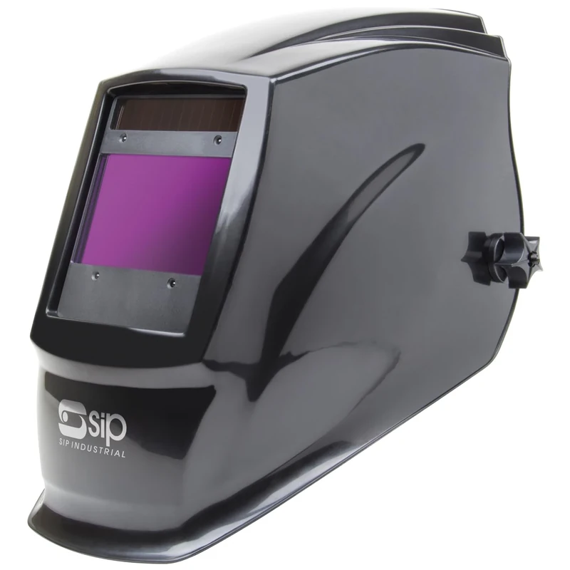 SIP METEOR 2300 Welding Helmet Auto Darkening True Colour HD Solar Powered Headshield Variable DIN