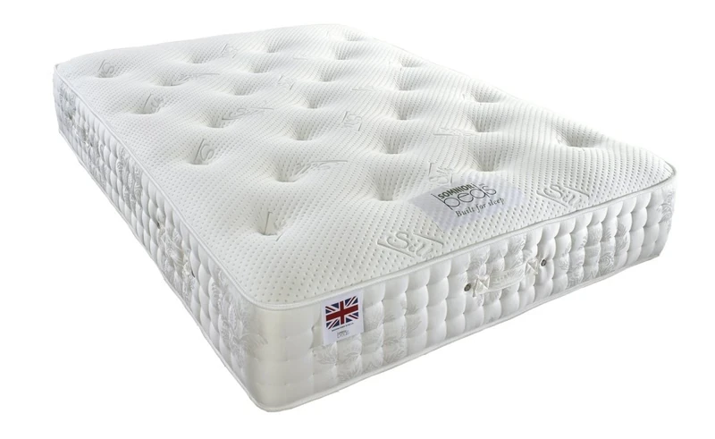 Silk 2500 Mattress Somnior Ultimate Luxury Sleep, White, King Size