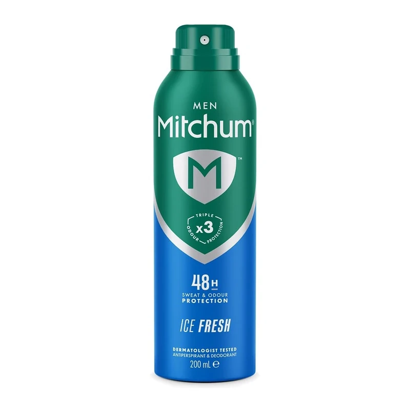 Mitchum Men Triple Odor Defense 48h Protection Deodorant Spray, 200ml