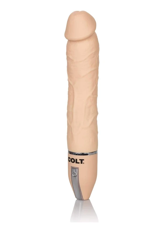 California Exotic Novelties Colt Ivory Deep Drill Dildo - Image 1