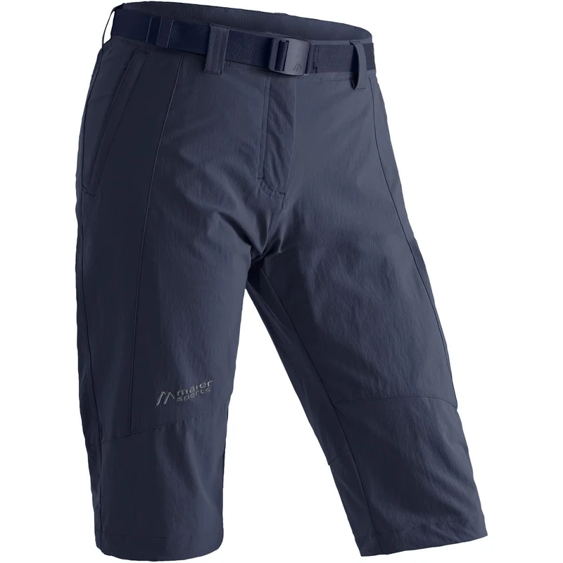 maier sports Kluane, Women's Short Hiking Trousers, Water-Repellent Outdoor Trousers for Trekking and Hiking, PFC-Free, mSTRETCH pro 4 & dryprotec
