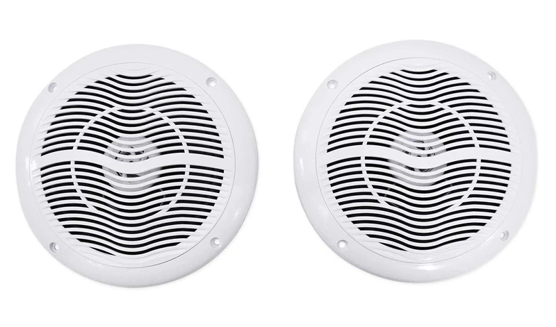 Rockville RMC65W 6.5" 600W 2-Way Marine Boat Speakers, 4 Ohm, Waterproof, UV-Resistant, High-Fidelity Sound, Perfect for Boats and Outdoor Adventures