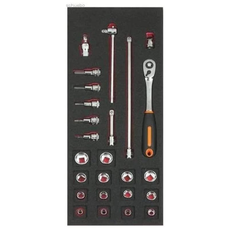 SOCKETRY 3/8" 4-25 pcs1/3 - Unid: 1