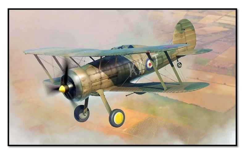 Merit 64804 model kit gloster gladiator MK2, game