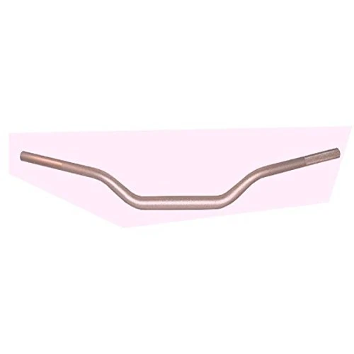one by Camamoto cod. 77303423 aluminium handlebar CNC anodized chrome compatible with atv | length: 800 mm, outer diameter: 28.6 mm, inner diameter: 13.8 mm