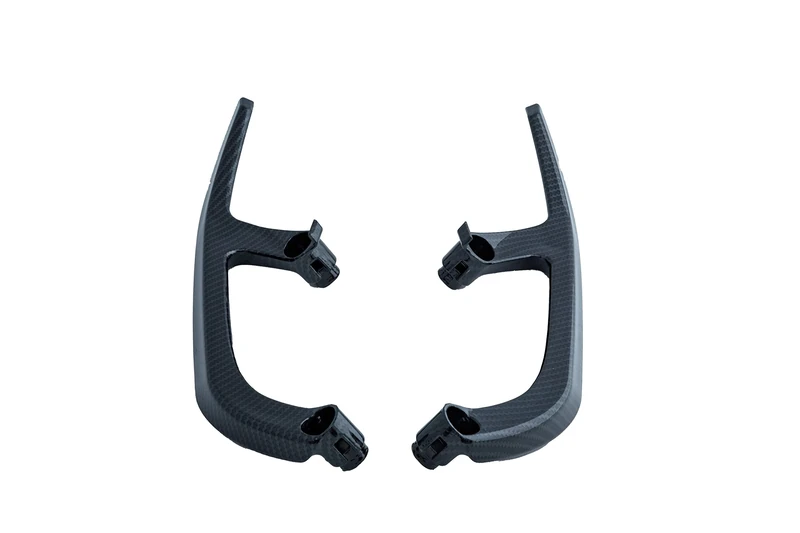 one By Camamoto Pair Set Rear Passenger Handle Kit Compatible with Yamaha T-Max 500/530cc Year from 2008 to 2016 (Carbon)