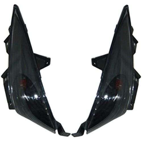 one by Camamoto Code 77206378FN Pair Kit Front Indicators CE Approved Black/Smoky Compatible with Yamaha T-Max 500cc Year from 2008 to 2011