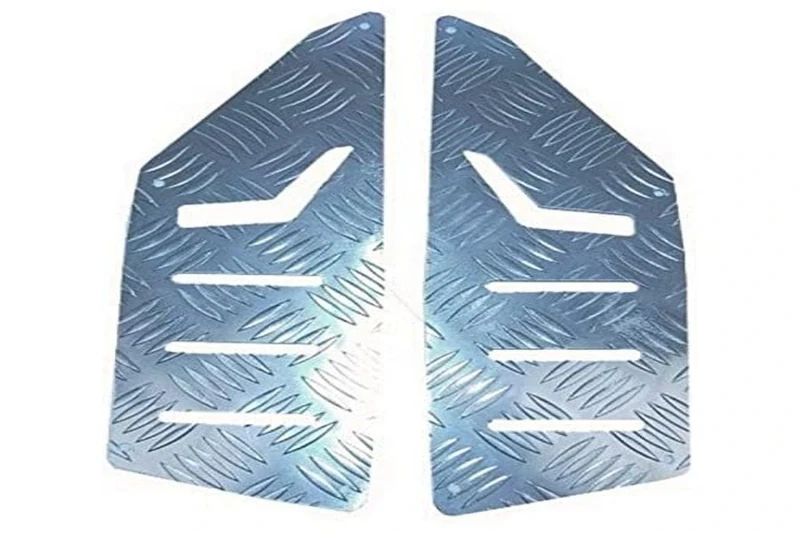 one by Camamoto Cod.77375055 Pair of Chrome Aluminum Footpegs Kits Compatible with Yamaha T-MAX 530 Year 2012-2013-2014-2015-2016