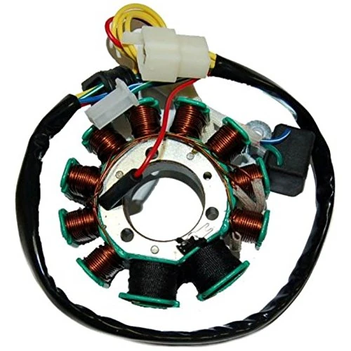 one by Camamoto Code 77199630 Stator with 11 Pole Flywheel Magnet Compatible with Kymco Dink 125cc / Beta Eikon 150cc / Malaguti F18 Warrior 125cc / Sym Superduke 150cc Ref Kymco 00128947 31120-K