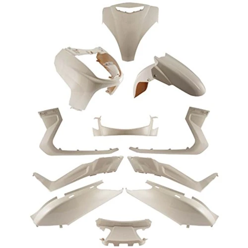 one by Camamoto Fairing Complete Plastic Compatible with (cod 77380050 Yamaha x-Max 125-250cc year 2005-2006-2007-2008-2009 Color White)