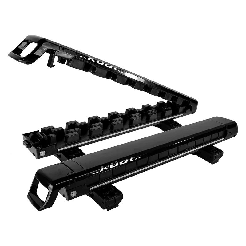 Kuat Grip 4 Ski/Snowboard Rack - Black with Gray Anodize, Sold as Pairs