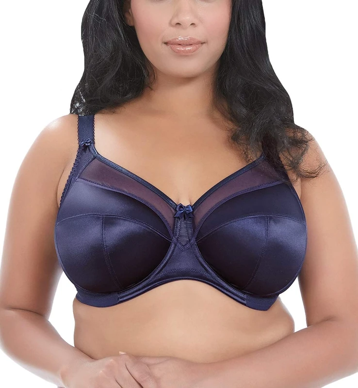 Goddess 6090 Keira Underwired Banded Supportive Full Cup Bra, Ink, 36H (Manufacturer Size: 80K)