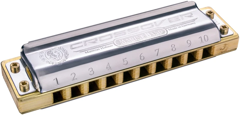 Hohner Marine Band Crossover Harmonica F Major - M2009066X