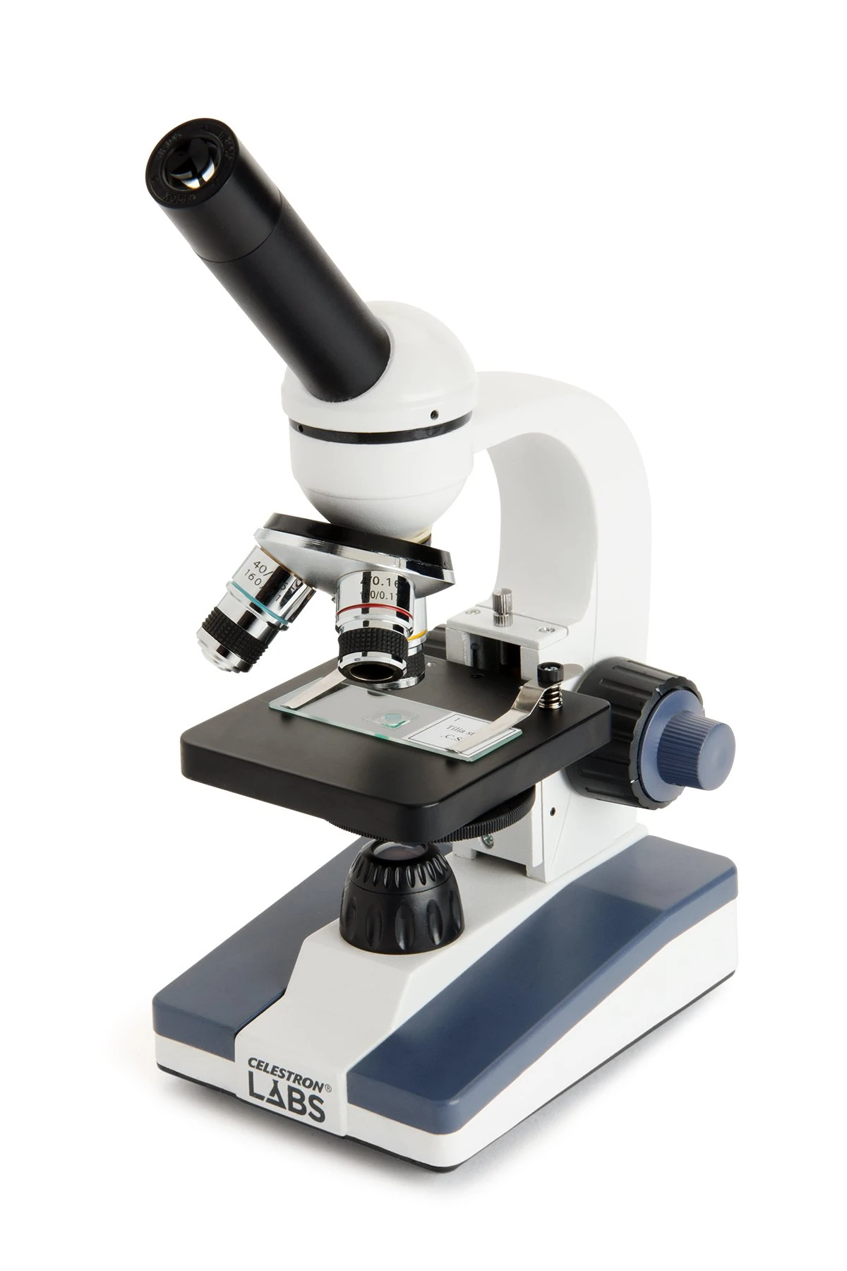 Celestron 44229 CL-CM1000C Biological Compound Microscope, 40x-1000x Magnification, White