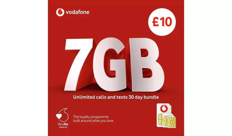 VODAFONE 87818 Pay As You Go 3-in-1 SIM card